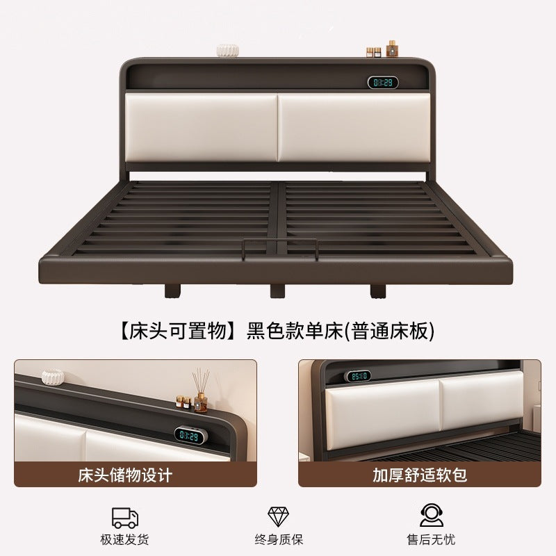 Queen Size 现代简约悬浮床,黑白双色