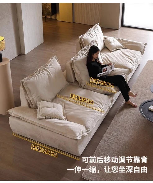 2.4m可调节靠背帆船沙发 sofa