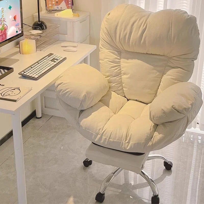 猫爪皮可躺网红泡芙办公椅office chair