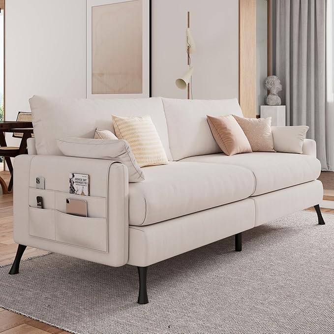 2M布艺沙发黑白双色！现货~~