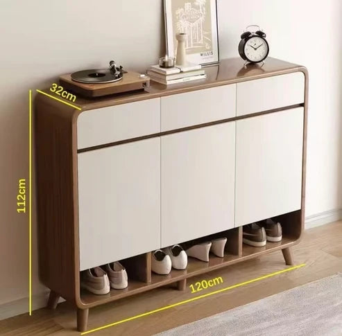 120cm 原木色日式鞋柜 cabinet