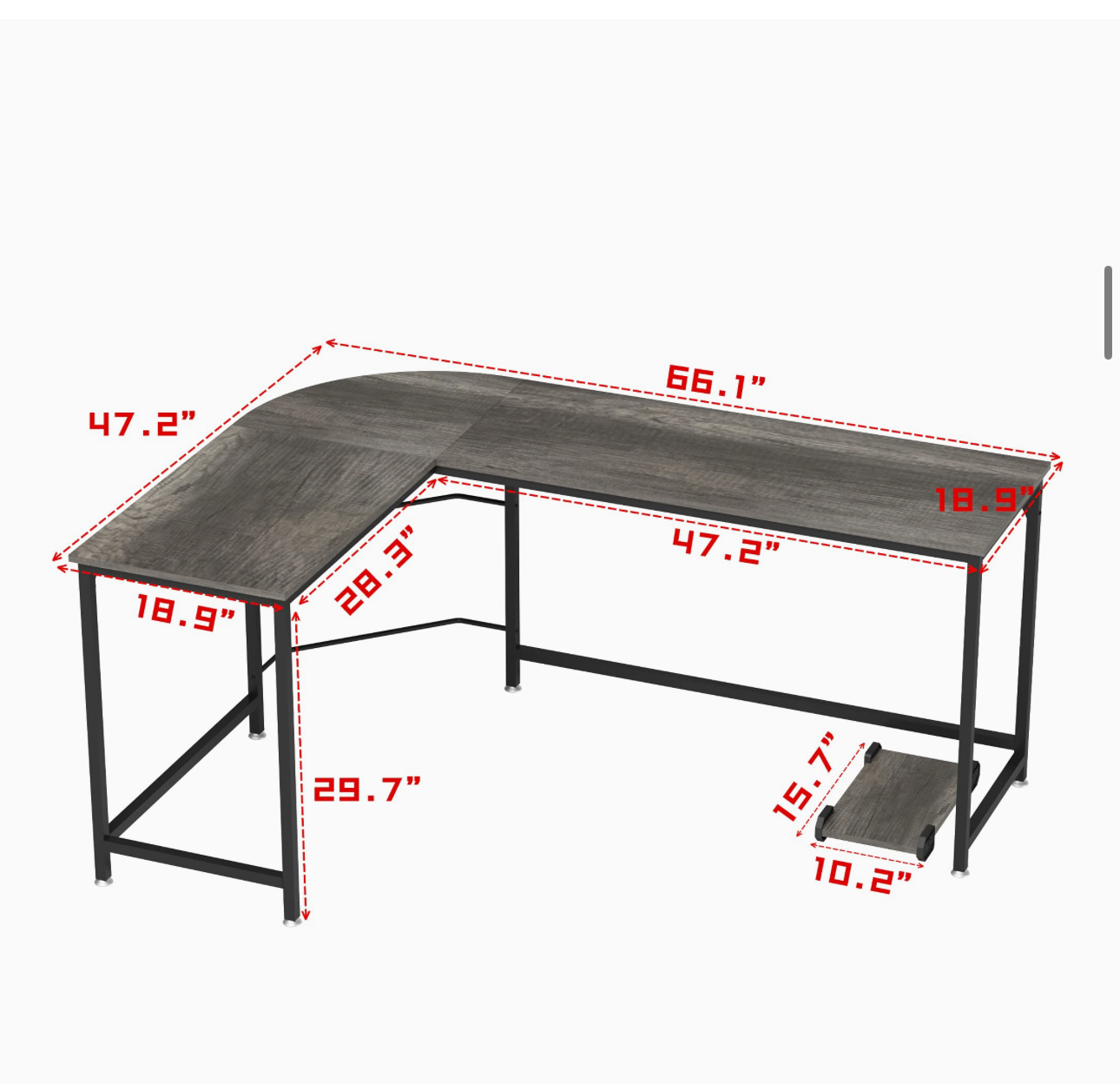 L型办工tables