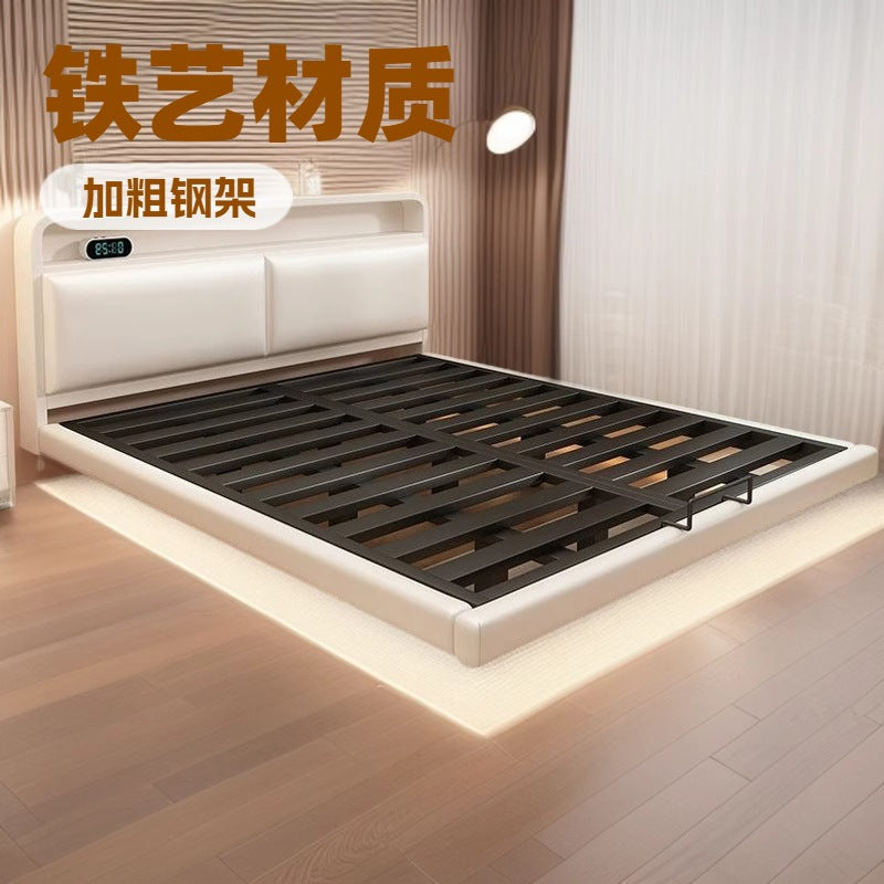 Queen Size 现代简约悬浮床,黑白双色