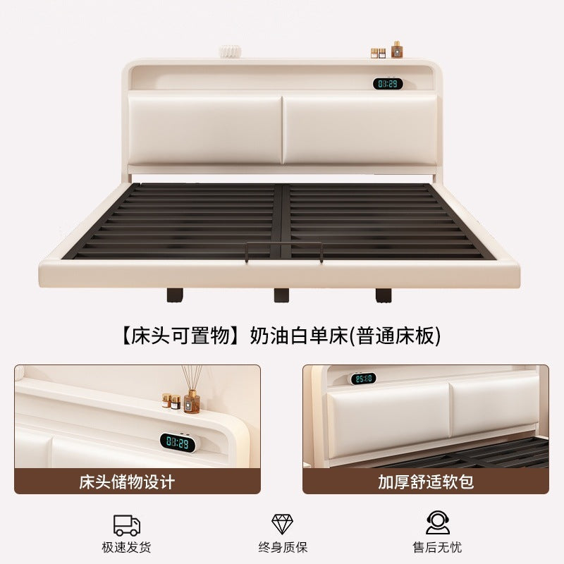 Queen Size 现代简约悬浮床,黑白双色