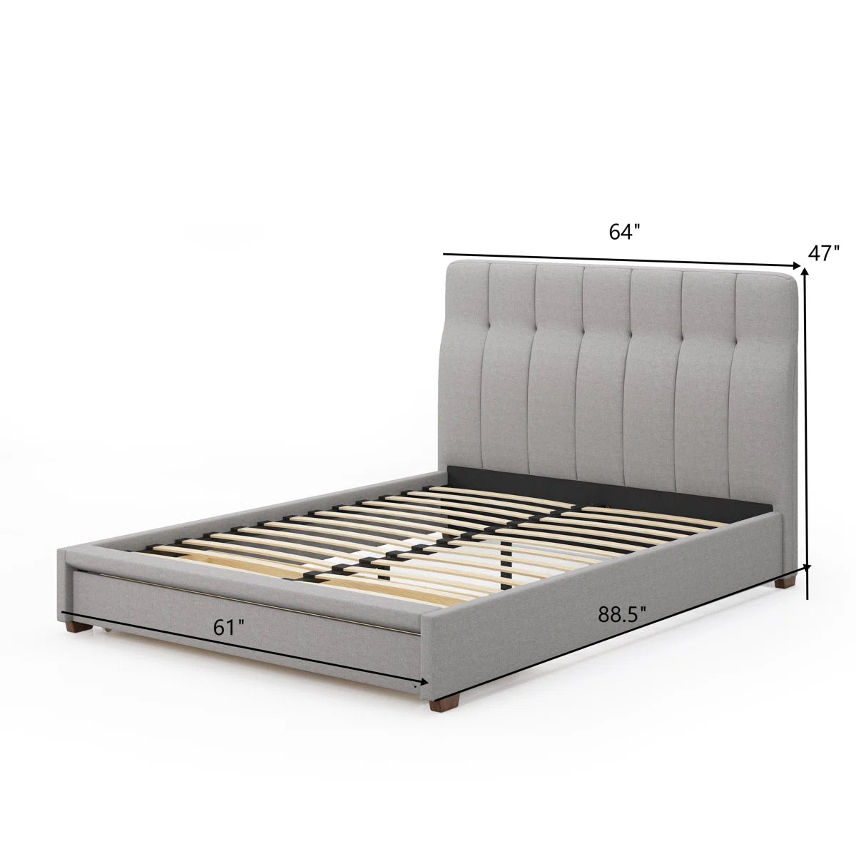 Upholstered Drawer Storage Bed/软垫抽屉储物床